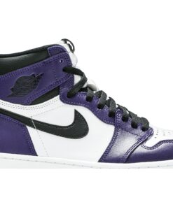 Alternative view of Air Jordan 1 Retro High OG Court Purple 2.0  555088-500 Nicesnk
