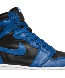 Alternative view of Air Jordan 1 Retro High OG 'Dark Marina Blue' 555088-404