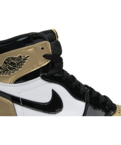 Alternative view of Air Jordan 1 Retro High OG Gold Top 3 861428-001 Nicesnk