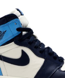 Alternative view of Air Jordan 1 Retro High OG Obsidian 555088-140 Nicesnk