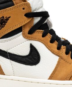 Alternative view of Air Jordan 1 Retro High OG Rookie of the Year 555088-700 Nicesnk