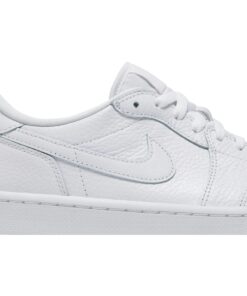 Alternative view of Air Jordan 1 Retro Low Golf 'Triple White' DD9315-101