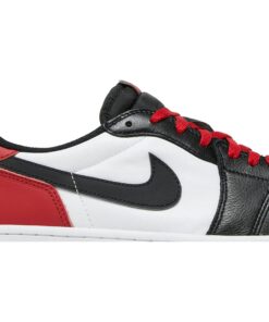 Alternative view of Air Jordan 1 Retro Low OG Black Toe CZ0790-106 Nicesnk