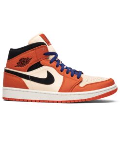 Air Jordan 1 Retro Mid SE Team Orange 852542-800 Nicesnk
