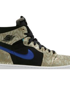 Alternative view of Air Jordan 1 Zoom Comfort Gold Laser DQ0659-700 Nicesnk