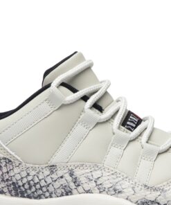 Alternative view of Air Jordan 11 Retro Low Light Bone Snakeskin CD6846-002 Nicesnk