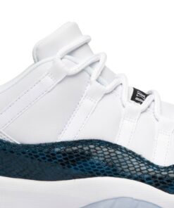 Alternative view of Air Jordan 11 Retro Low Navy Snakeskin 2019 CD6846-102 Nicesnk