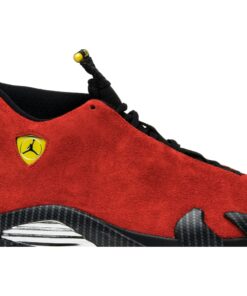 Alternative view of Air Jordan 14 Retro Ferrari 654459-670 Nicesnk