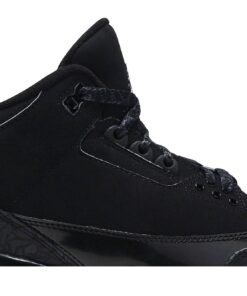 Alternative view of Air Jordan 3 Retro Black Cat 136064-002 Nicesnk
