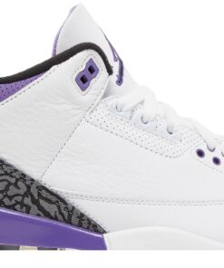 Alternative view of Air Jordan 3 Retro Dark Iris CT8532-105 Nicesnk