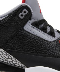 Alternative view of Air Jordan 3 Retro OG Black Cement 2018  854262-001 Nicesnk