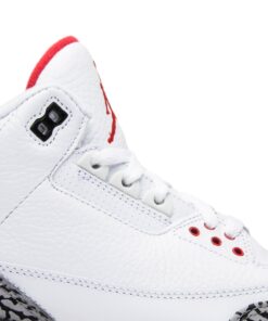 Alternative view of Air Jordan 3 Retro White Cement 2011 136064-105 Nicesnk