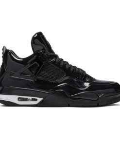 Air Jordan 4 Retro 11Lab4 Black Patent Leather 719864-010 Nicesnk