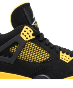 Alternative view of Air Jordan 4 Retro 2012 Thunder 308497-008 Nicesnk