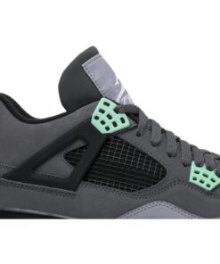 Alternative view of Air Jordan 4 Retro Green Glow 308497-033 Nicesnk