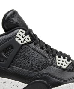 Alternative view of Air Jordan 4 Retro LS Oreo 2015 314254-003 Nicesnk