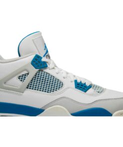 Alternative view of Air Jordan 4 Retro Military Blue 2012 308497-105 Nicesnk