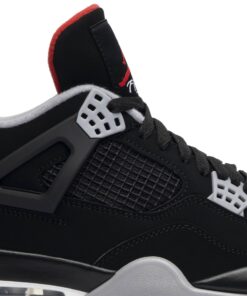 Alternative view of Air Jordan 4 Retro OG Bred 2019 308497-060 Nicesnk