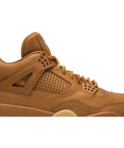 Alternative view of Air Jordan 4 Retro PRM Wheat 819139-205 Nicesnk