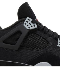 Alternative view of Air Jordan 4 Retro SE Black Canvas DH7138-006 Nicesnk