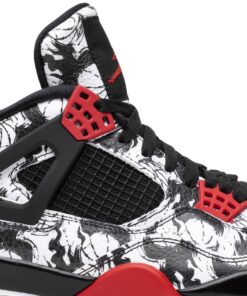 Alternative view of Air Jordan 4 Retro Tattoo BQ0897-006 Nicesnk