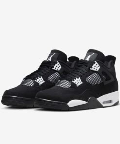 Alternative view of Air Jordan 4 Retro 'White Thunder' FQ8138-001