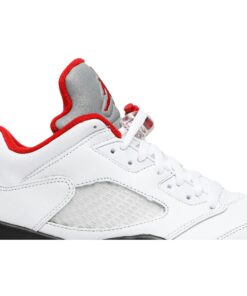 Alternative view of Air Jordan 5 Low Golf 'Fire Red' CU4523-100