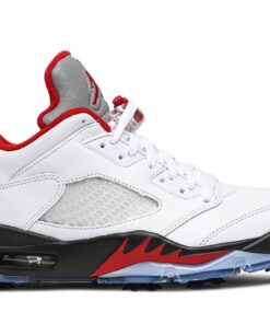 Air Jordan 5 Low Golf 'Fire Red' CU4523-100