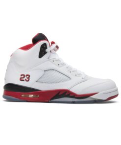 Air Jordan 5 Retro Black Tongue Fire Red 2013 136027-120 Nicesnk