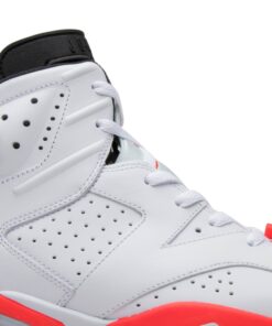 Alternative view of Air Jordan 6 Retro Infrared 2014 384664-123 Nicesnk