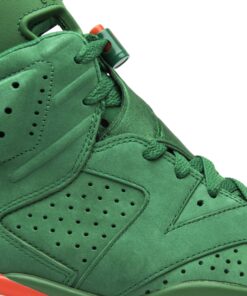 Alternative view of Air Jordan 6 Retro NRG Green Suede Gatorade AJ5986-335 Nicesnk