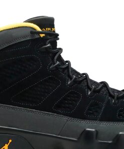 Alternative view of Air Jordan 9 Retro Dark Charcoal University Gold CT8019-070 Nicesnk