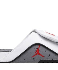 Alternative view of Air Jordan Hydro 4 Retro Slide White Cement 532225-116 Nicesnk