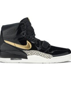 Air Jordan Legacy 312 Black Gold Patent AV3922-007
