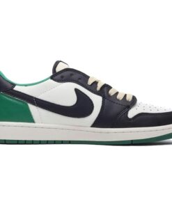 Alternative view of Air Jordan Travis Scott x Fragment Design x 1 Low 'White Green Black' DM7866-128
