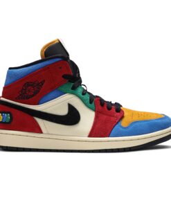 Blue The Great x Air Jordan 1 Mid Fearless  CU2805-100 Nicesnk
