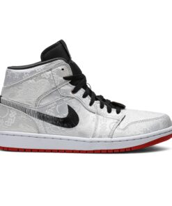 CLOT x Air Jordan 1 Mid Fearless CU2804-100 Nicesnk