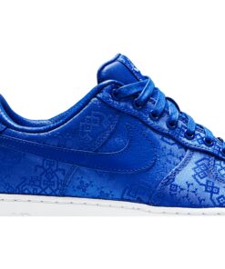 Alternative view of CLOT x Nike Air Force 1 PRM 'Royal Silk' [also worn by Edison Chen] CJ5290-400