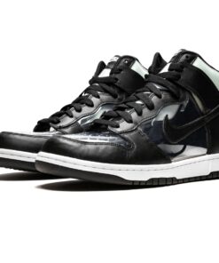 Alternative view of Comme des Garçons x Nike Dunk High Retro 'Clear'