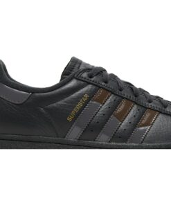 Alternative view of Dime x adidas Superstar ADV Carbon Brown FZ6003 Nicesnk