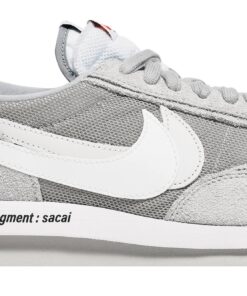 Alternative view of Fragment Design x sacai x Nike LDV Waffle Light Smoke Grey DH2684-001 Nicesnk