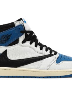 Fragment Design x Travis Scott x Air Jordan 1 Retro High Military Blue DH3227-105 Nicesnk