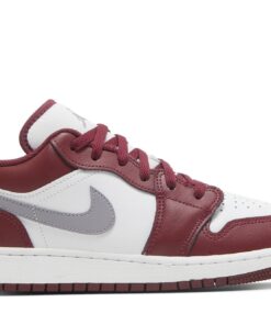 (Grade School) Air Jordan 1 Low Bordeaux 553560-615 Nicesnk