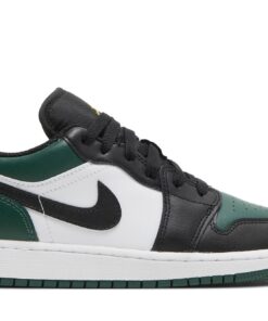 (Grade School) Air Jordan 1 Low Green Toe 553560-371 Nicesnk