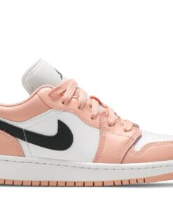 (Grade School) Air Jordan 1 Low Light Arctic Pink 553560-800 Nicesnk