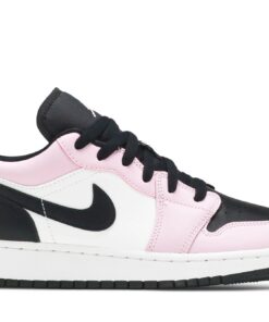 (Grade School) Air Jordan 1 Low Light Arctic Pink 554723-601 Nicesnk