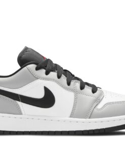 (Grade School) Air Jordan 1 Low 'Light Smoke Grey' 553560-030