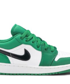 (Grade School) Air Jordan 1 Low 'Pine Green' 553560-301