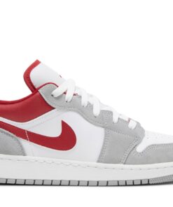 (Grade School) Air Jordan 1 Low SE 'Light Smoke Grey Gym Red' DM0589-016