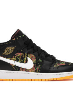 (Grade School) Air Jordan 1 Mid 'Black Laser Orange' 555112-003